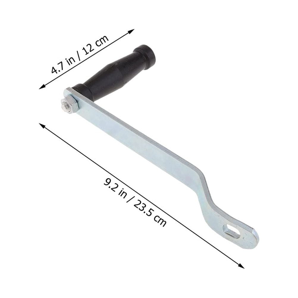 SWETRACE Sturdy and Durable Boat Winch Handle 1Pack with Zinc Plated and Black