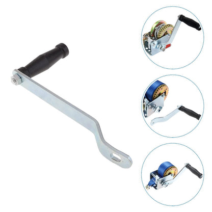 SWETRACE Sturdy and Durable Boat Winch Handle 1Pack with Zinc Plated and Black