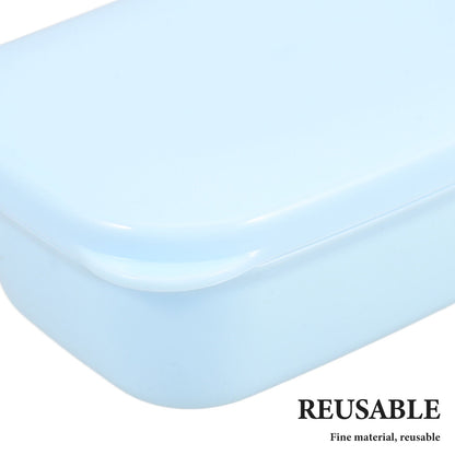SWETRACE 1Pack -Blue ABS Waterproof Soap Holders for Men Women
