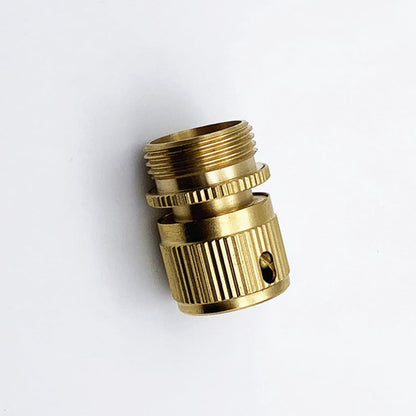 SWETRACE Water Hose Quick Disconnect 1Set Copper for Garden and RV 4.2x2.5x2.5Cm