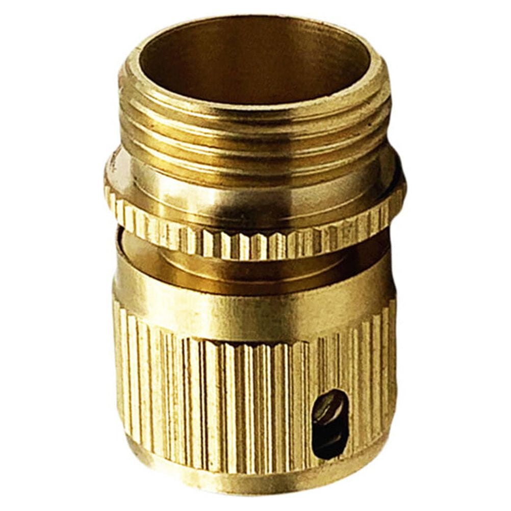 SWETRACE Water Hose Quick Disconnect 1Set Copper for Garden and RV 4.2x2.5x2.5Cm