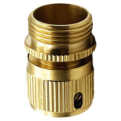 SWETRACE Water Hose Quick Disconnect 1Set Copper for Garden and RV 4.2x2.5x2.5Cm