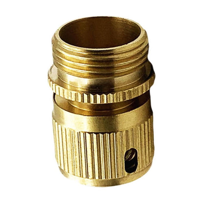 SWETRACE Water Hose Quick Disconnect 1Set Copper for Garden and RV 4.2x2.5x2.5Cm
