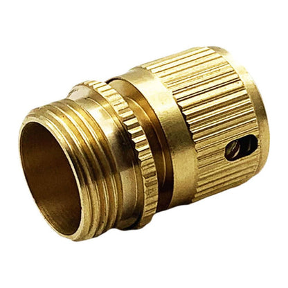 SWETRACE Water Hose Quick Disconnect 1Set Copper for Garden and RV 4.2x2.5x2.5Cm