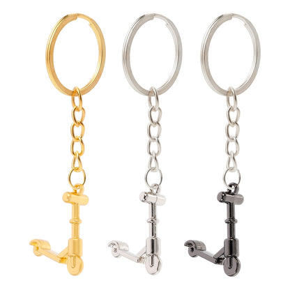 SWETRACE Mini Scooter Shaped Keychains 3Pcs Zinc Alloy Handbag Purse Car Decorations Christmas New Year