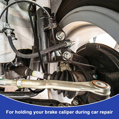 SWETRACE 1Pcs Black Metal S Shape Brake Caliper Hanger for Car Repair Tool in Mechanics Use