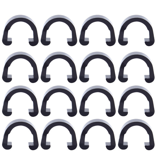 SWETRACE 100Pcs C Shaped Bike Cable Clips for Mountain Bike Use 1.3x1x0.5in