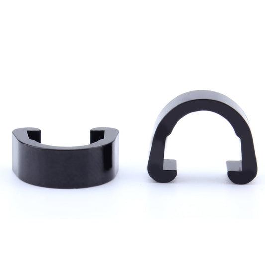 SWETRACE 100Pcs C Shaped Bike Cable Clips for Mountain Bike Use 1.3x1x0.5in