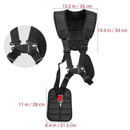 SWETRACE 1Pcs Universal Adjustable Strimmer Harness for Gardening and Outdoor Work 11.00X8.65X0.39in
