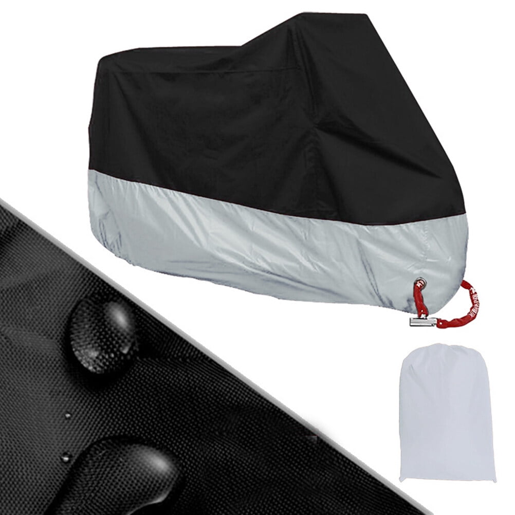 SWETRACE Motor Scooter Cover Waterproof Outdoor Motorbike Cover Silver 1Pcs