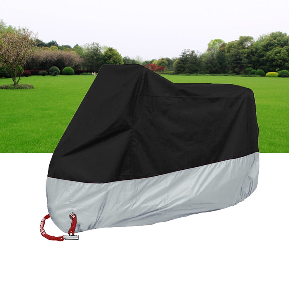 SWETRACE Motor Scooter Cover Waterproof Outdoor Motorbike Cover Silver 1Pcs