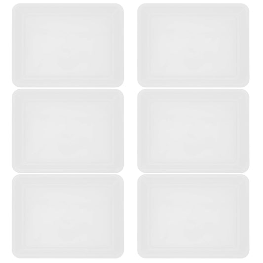 SWETRACE 6Pcs Puzzle Trays White Color For Building Blocks And Puzzles Toy Organization And Storage