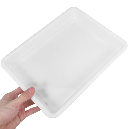 SWETRACE 6Pcs Puzzle Trays White Color For Building Blocks And Puzzles Toy Organization And Storage