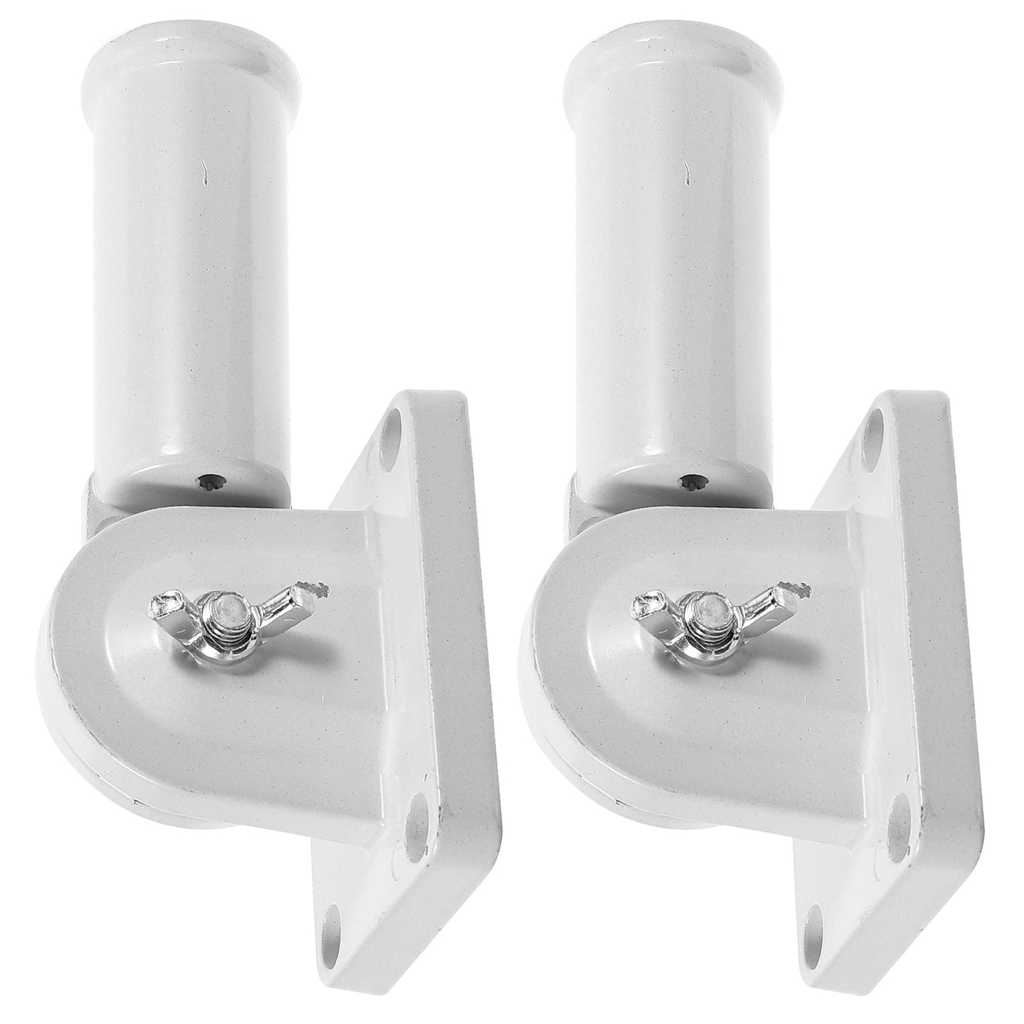 SWETRACE 2Pcs Adjustable Flag Pole Clamp for Truck and Outdoor Use 15x7cm