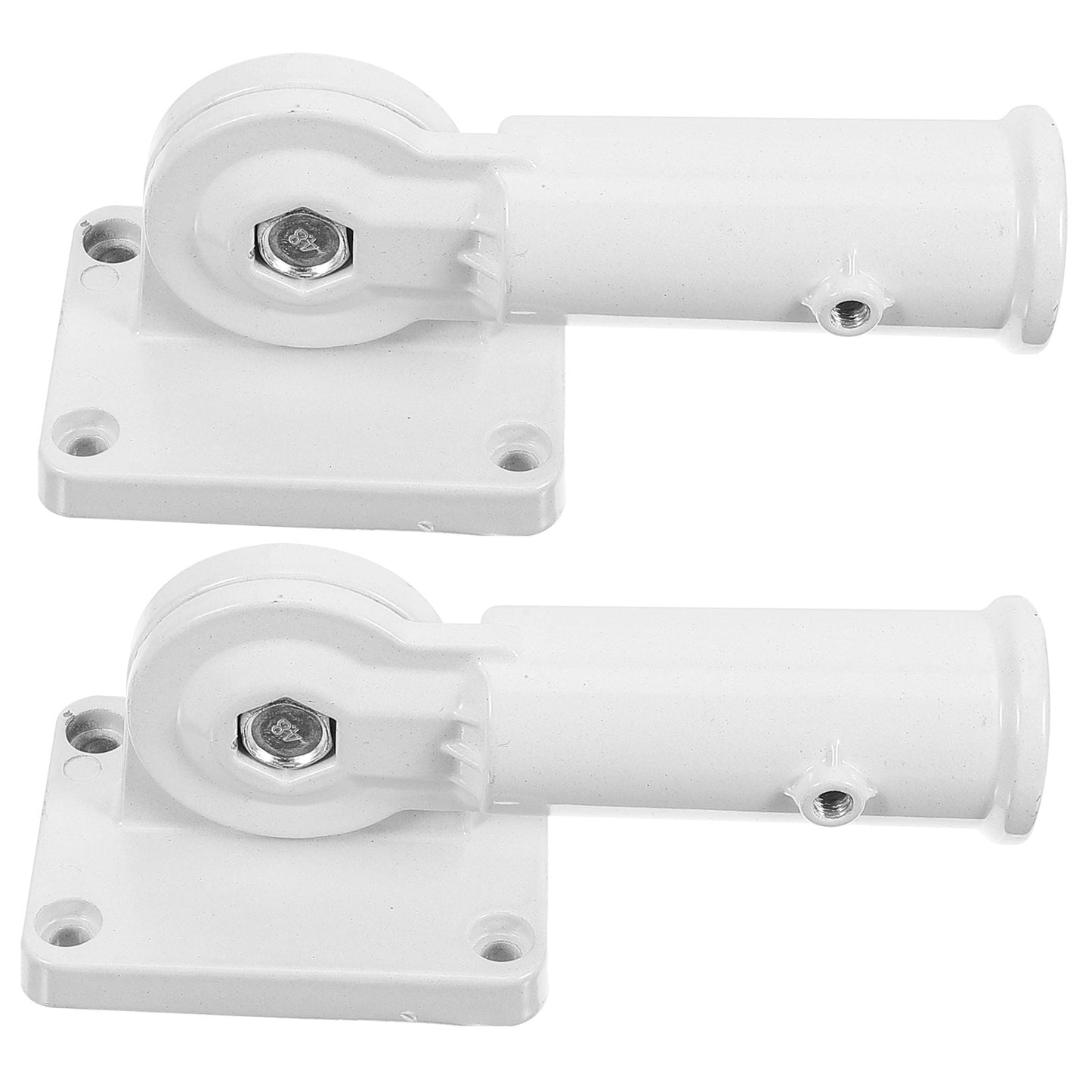 SWETRACE 2Pcs Adjustable Flag Pole Clamp for Truck and Outdoor Use 15x7cm