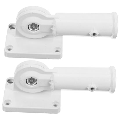 SWETRACE 2Pcs Adjustable Flag Pole Clamp for Truck and Outdoor Use 15x7cm