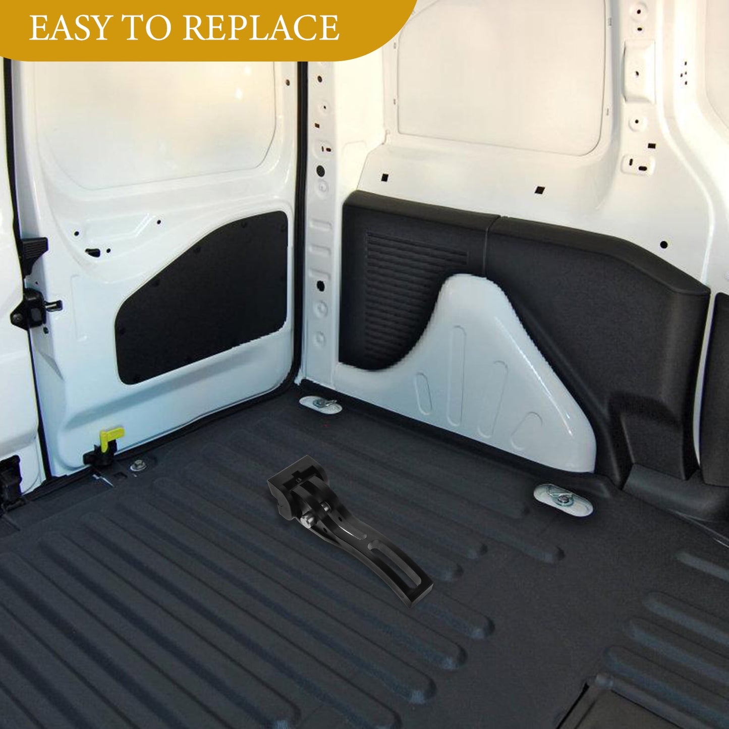 SWETRACE 1Pack Truck Bed Cover Clamp T-Bolt Buckle Black Aluminum Plastic for Secure Attachment 4.7x1.4x0.8in