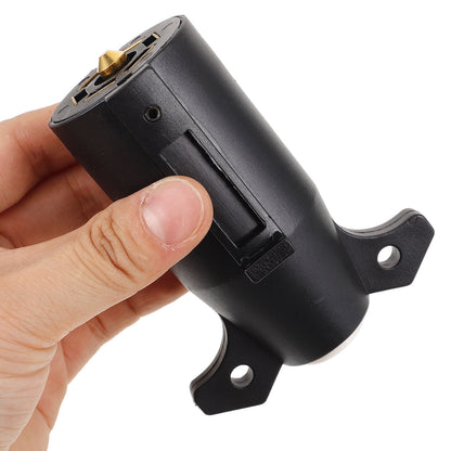 SWETRACE 1Set Trailer Connector Wire Plug 8.00X7.00X4.40CM for Trailer Wiring Harness in Black Color