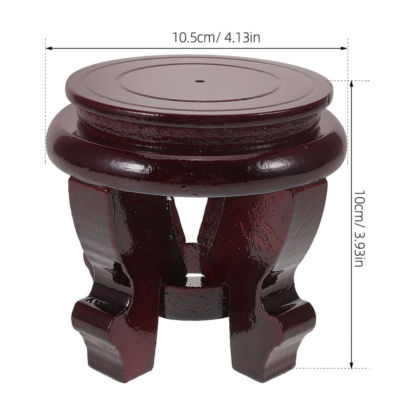 SWETRACE Indoor Flowerpot Stand Vase Display Stool Wood Brown Gardeners Living Room 1Pack