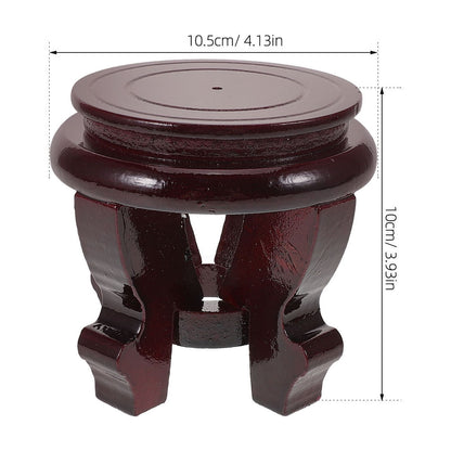 SWETRACE Indoor Flowerpot Stand Vase Display Stool Wood Brown Gardeners Living Room 1Pack