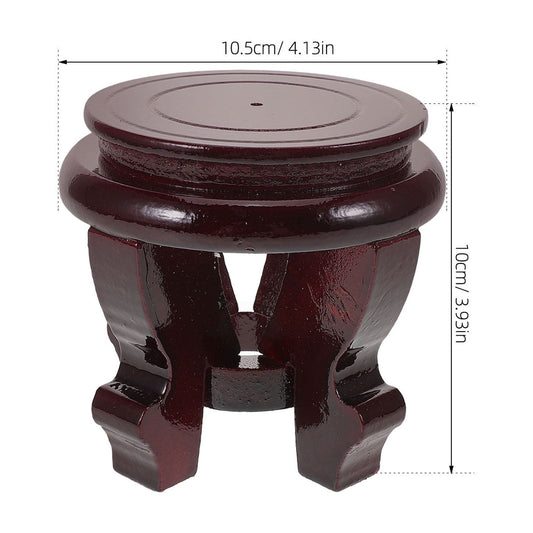 SWETRACE Indoor Flowerpot Stand Vase Display Stool Wood Brown Gardeners Living Room 1Pack