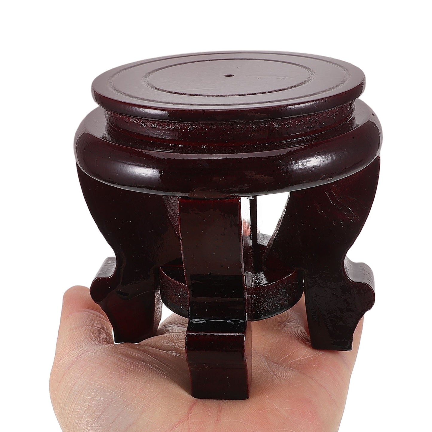 SWETRACE Indoor Flowerpot Stand Vase Display Stool Wood Brown Gardeners Living Room 1Pack