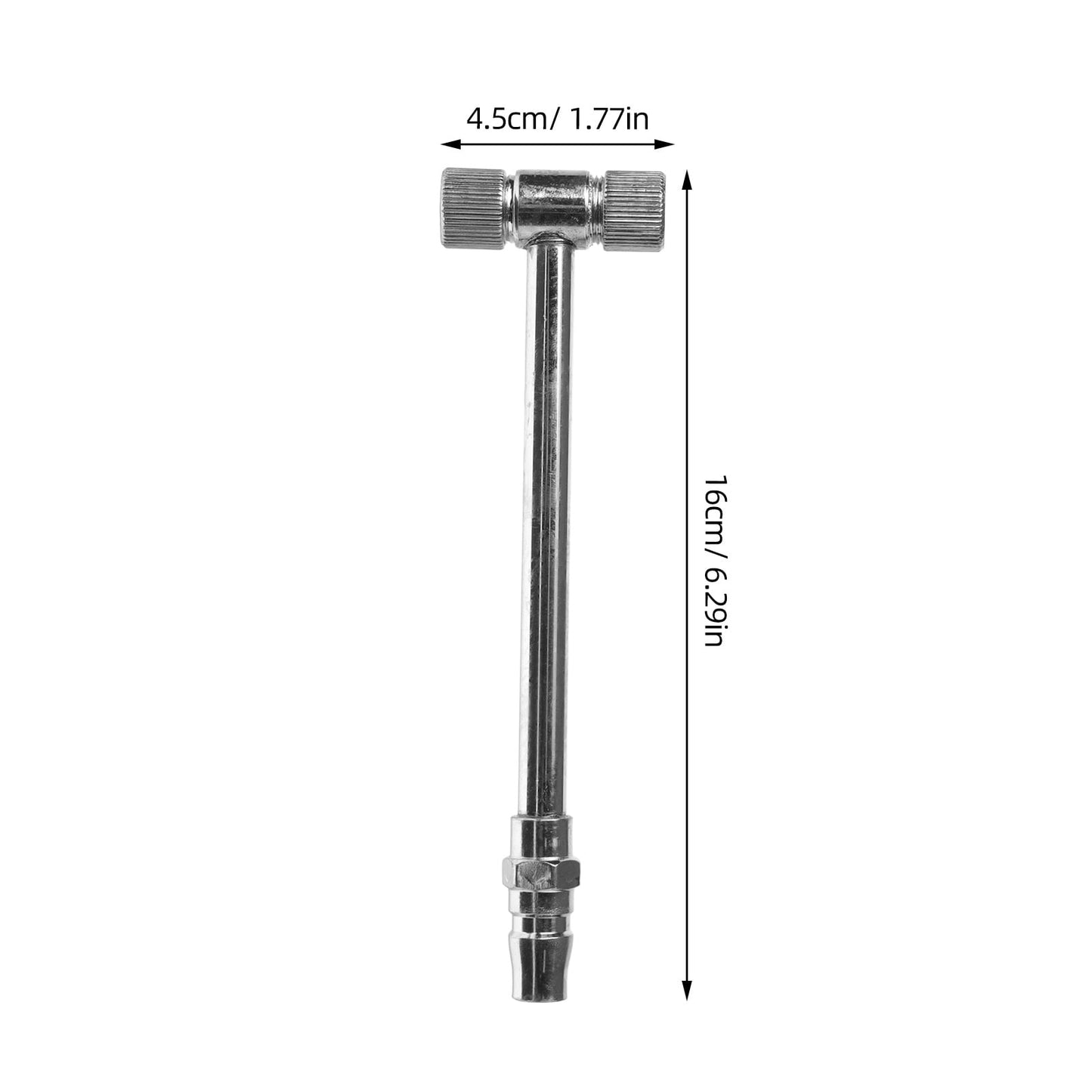 SWETRACE Tire Valve Extender Kit 1Pcs T-Shaped Valve Stem Extensions Compatible with Car Tires 6.3*1.8*0.6in