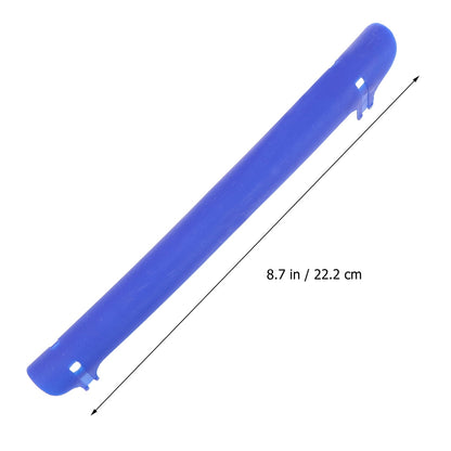 SWETRACE Bike Chain Cover 1Set Blue Rubber 11.1x0.8x0.01in for Easy Cleaning and Protection