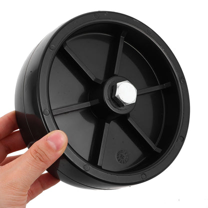 SWETRACE Stable Support Trailer Jack Wheel Replacement Black 1 Set