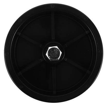 SWETRACE Stable Support Trailer Jack Wheel Replacement Black 1 Set