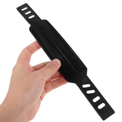 SWETRACE Rowing Machine Foot Straps Exercise Bike Pedal Straps Black 2Pcs Adjustable Design