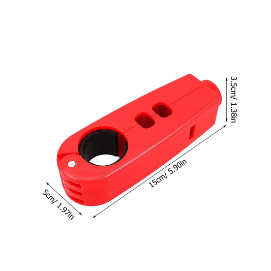 SWETRACE 1Pcs Compact Anti-scratch Surface Handlebar Lock Bicycle Outdoor Use 5.9x1.97x1.38in