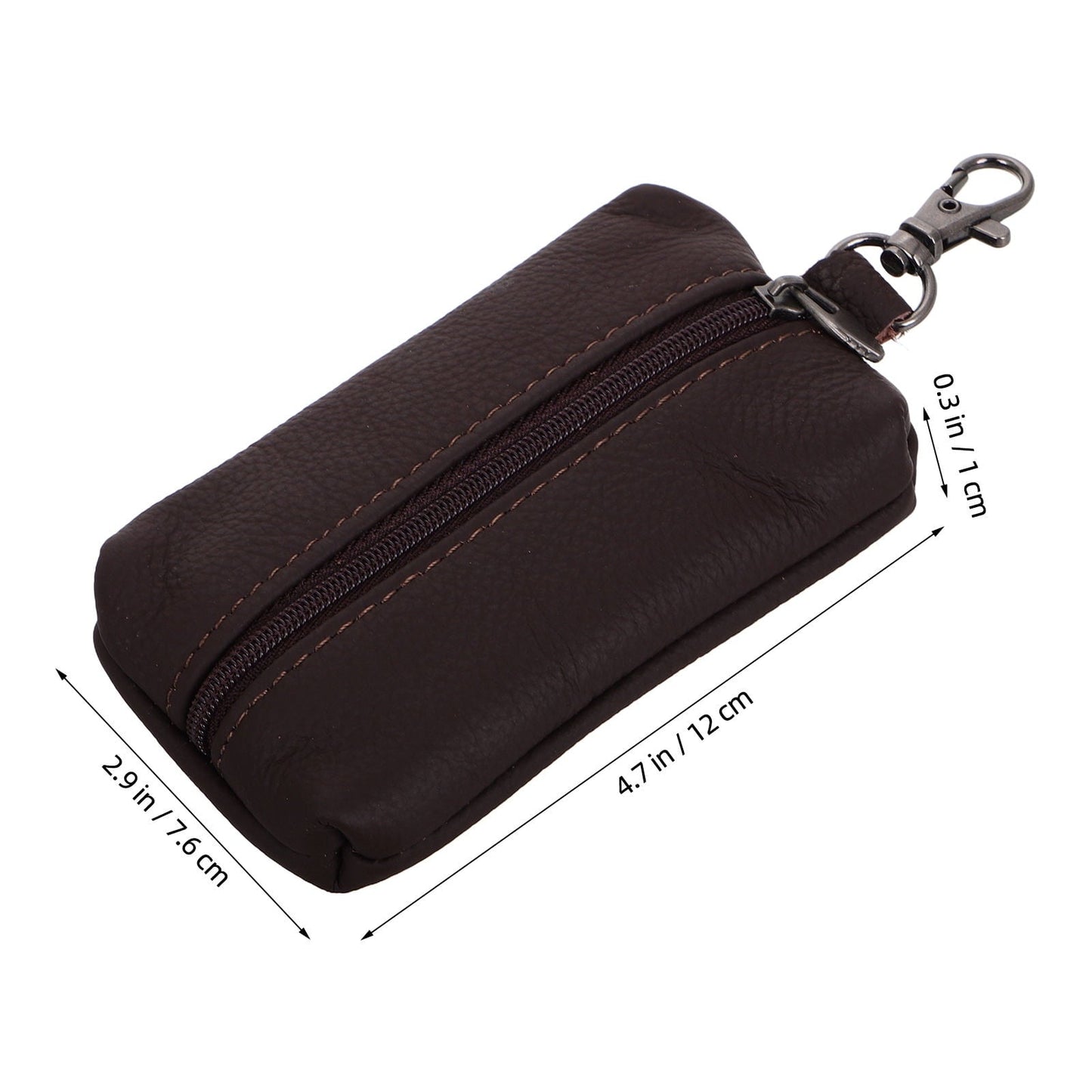 SWETRACE 1Pcs Keychain Card Holder Key Case Wallet with Wristlet and Coin Organizer for Men and Women