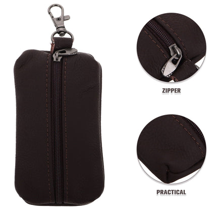 SWETRACE 1Pcs Keychain Card Holder Key Case Wallet with Wristlet and Coin Organizer for Men and Women