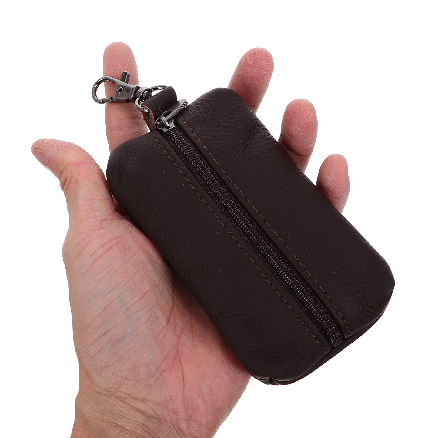 SWETRACE 1Pcs Keychain Card Holder Key Case Wallet with Wristlet and Coin Organizer for Men and Women