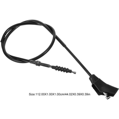 SWETRACE Motorcycle Clutch Cable Adjustable Black Stainless Steel 1 Pcs