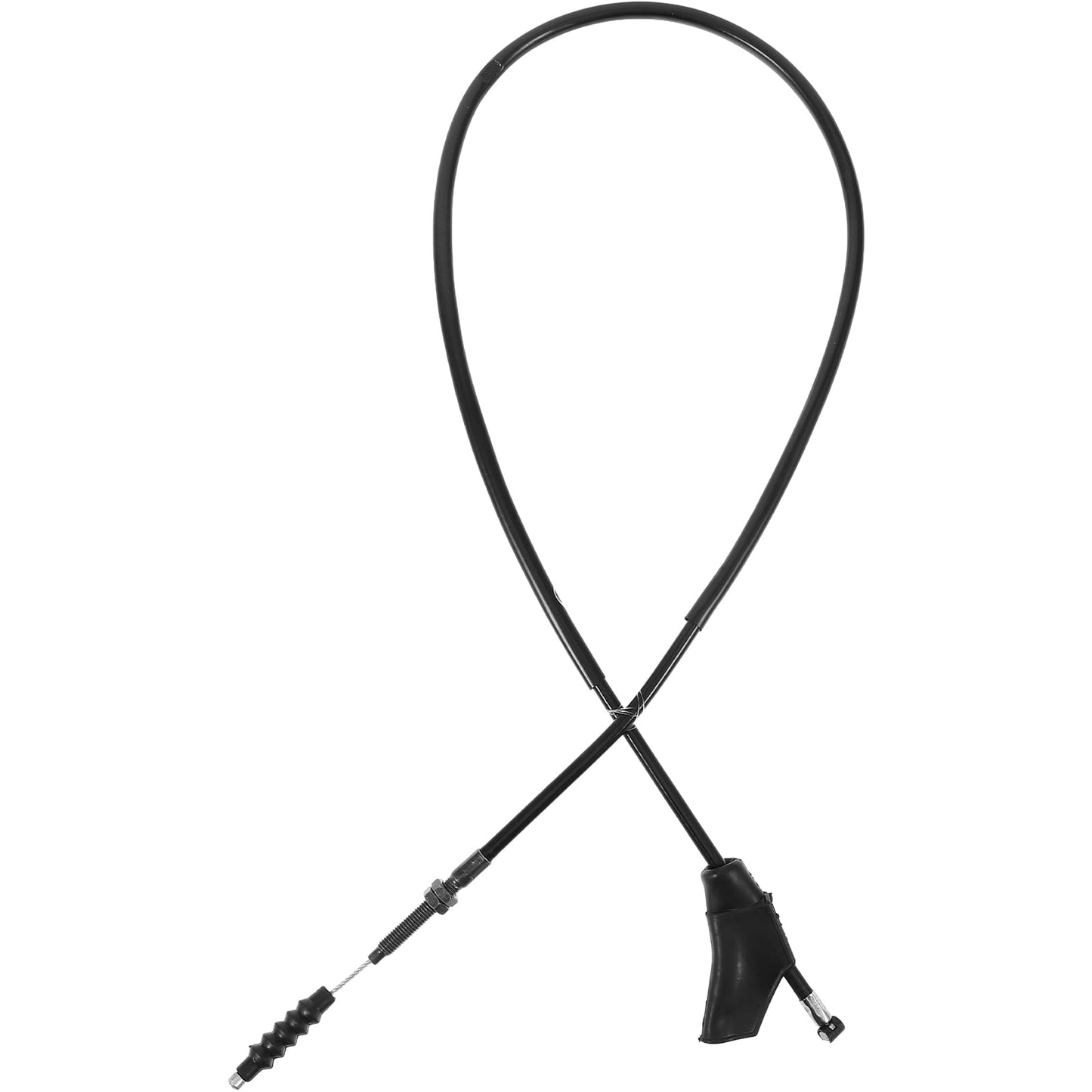 SWETRACE Motorcycle Clutch Cable Adjustable Black Stainless Steel 1 Pcs