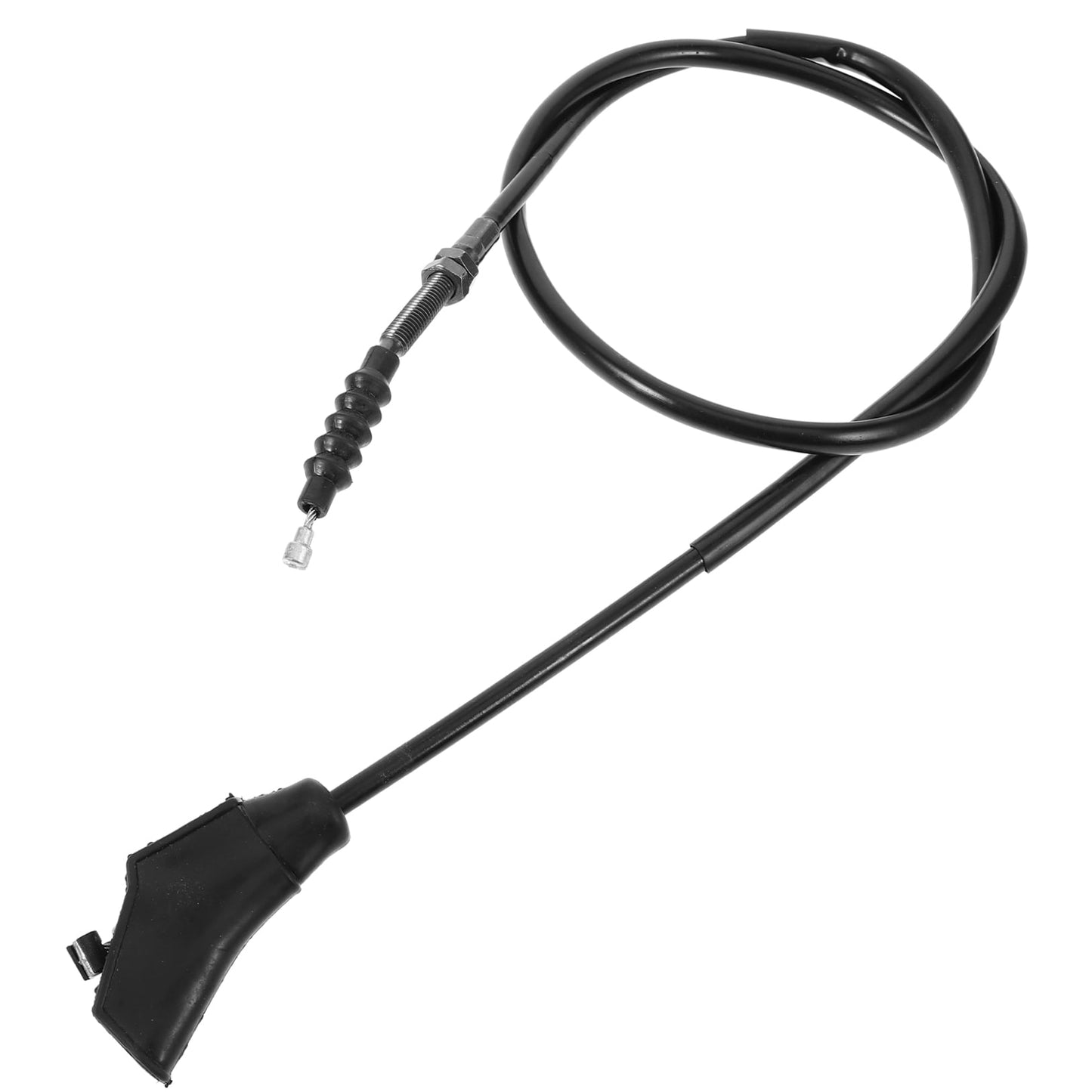 SWETRACE Motorcycle Clutch Cable Adjustable Black Stainless Steel 1 Pcs
