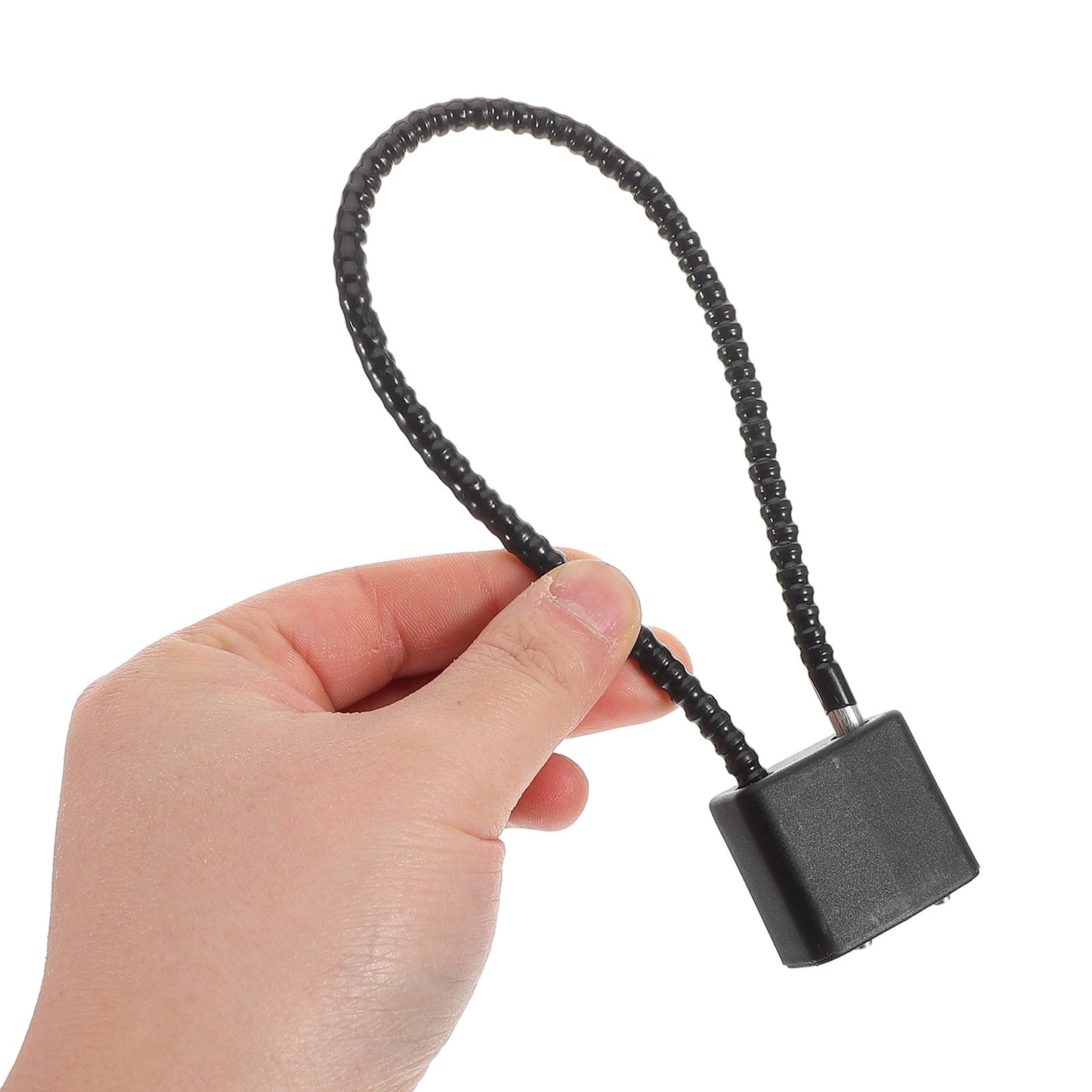 SWETRACE Bicycle Lock Cable Lock Steel Wire Black 1Pcs 5.9X2.5X0.8In