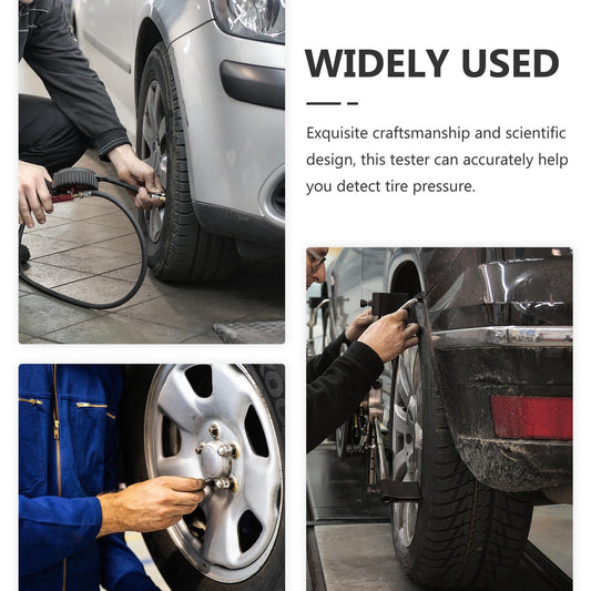 SWETRACE 1Pack Tire Pressure Gauge with Rotatable Measuring Head and Clear Reading for Car Tires