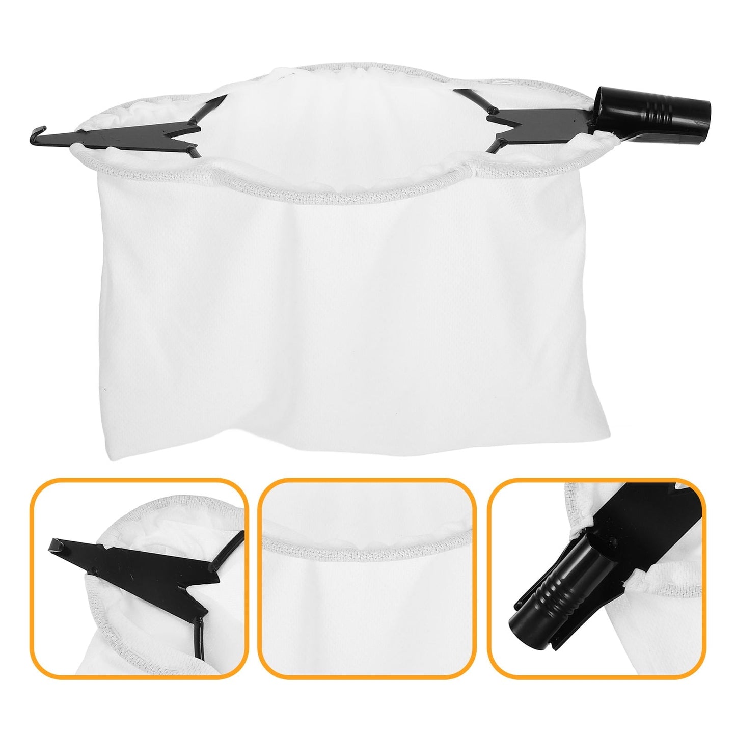 SWETRACE Fruit Picking Bags Portable Fruit Picker Accessory Black 1Pcs