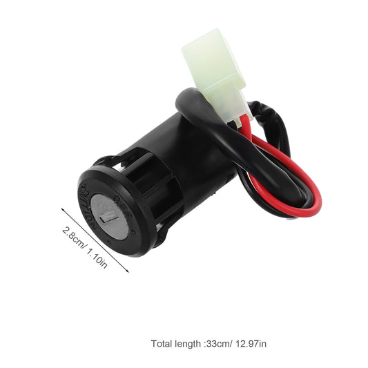 SWETRACE Anti-Theft Protection Ignition Switch Black Aluminum Alloy 1Set