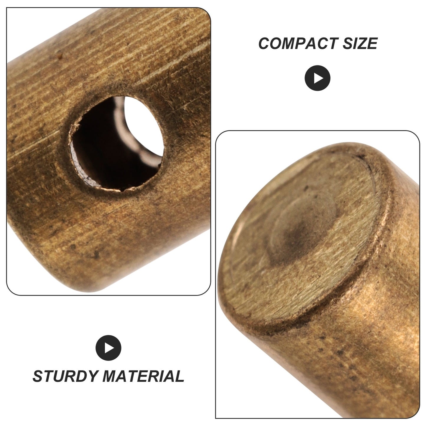 SWETRACE Cable Nipples Barrel Clamp for Throttle Control Throttle Cable Clamp Golden Metal 20pcs