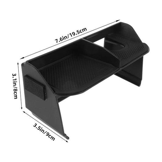 SWETRACE 1Pack Car Center Console Storage Tray Multi-Compartment Design Large Capacity Storage 7.7x3.5x3.1in