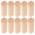 SWETRACE 10Pcs Wood Small Cards Holders Khaki Rectangular Slit for Home Decor Party Supplies