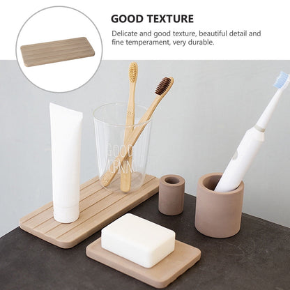 SWETRACE 1Pcs Absorbent Diatomite Tray For Bathroom Storage In A Simple Design