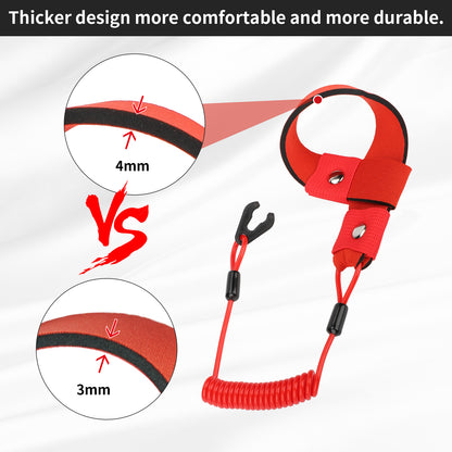 M MATI Stop Kill Safety Lanyard for Yamaha Jet Ski WaveRunner FX140 WaveVenture WaveRaider WaveJammer WaveBlaster