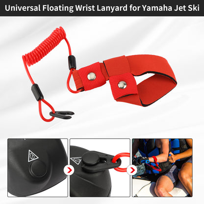M MATI Stop Kill Safety Lanyard for Yamaha Jet Ski WaveRunner FX140 WaveVenture WaveRaider WaveJammer WaveBlaster