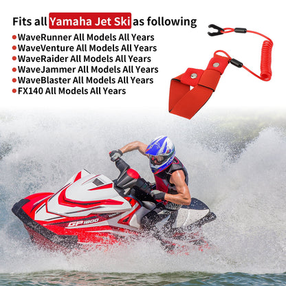 M MATI Stop Kill Safety Lanyard for Yamaha Jet Ski WaveRunner FX140 WaveVenture WaveRaider WaveJammer WaveBlaster