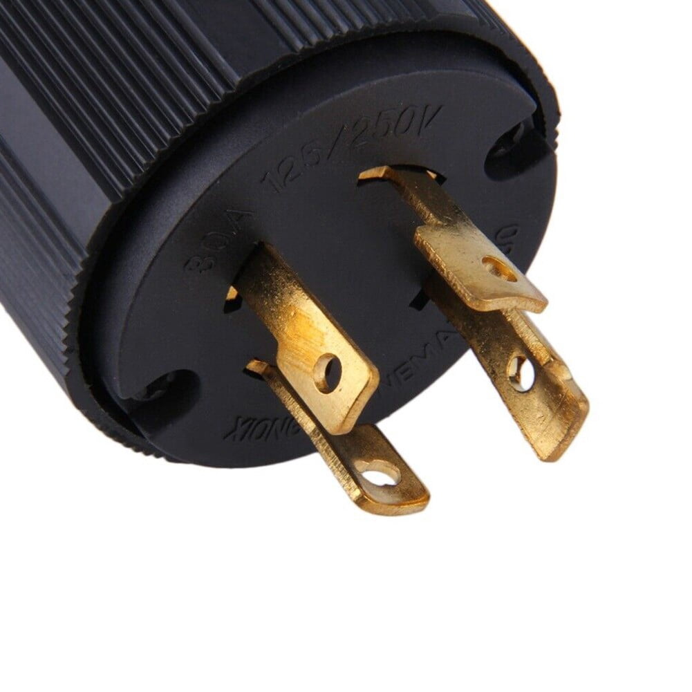 Locking Nema L14-30P Lock Plug 30A 125-250V 4 Prong For Generator Cord